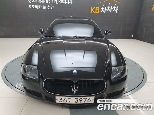 MASERATI QUATTROPORTE 2011 — 143 308 км, тёмно-зелёный, Корея — под ключ — фото 3
