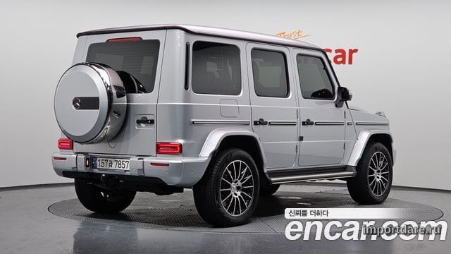 MERCEDES-BENZ G-CLASS W463B 2023 — 21 392 км, серебристо-серый, Корея — под ключ — фото 1