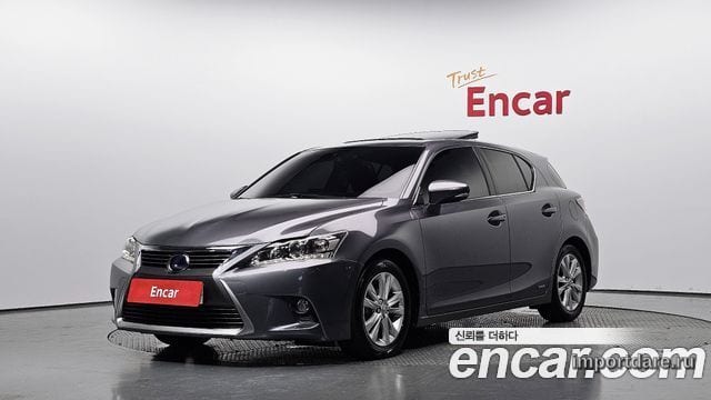 LEXUS CT200H 2015 — 124 270 км, серый, Корея — под ключ — фото 1