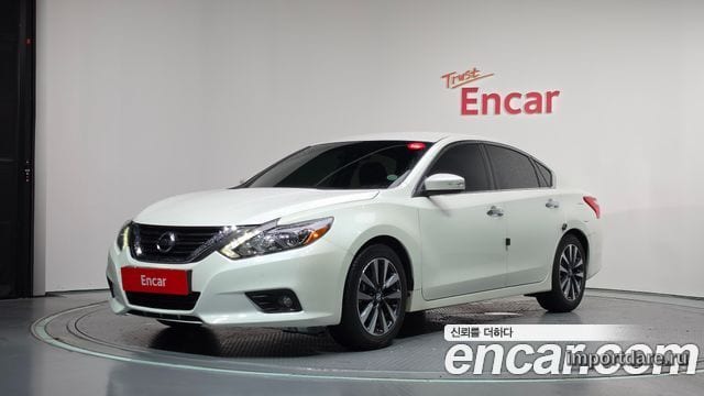 NISSAN ALTIMA 2017 — 82 363 км, белый, Корея — под ключ — фото 1