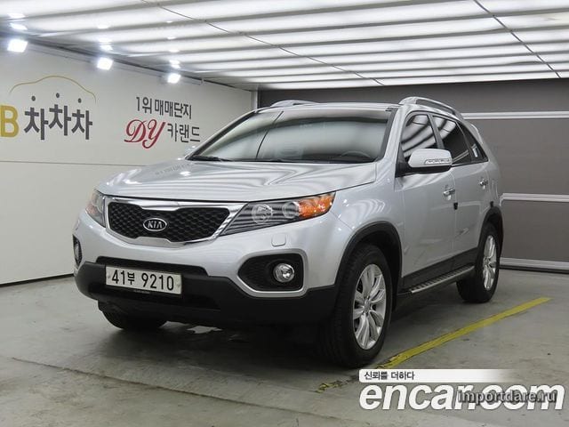 KIA SORENTO R 2012 — 151 585 км, серебристый, Корея — под ключ — фото 1