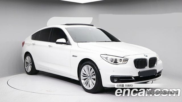 BMW 5 SERIES GT 2017 — 98 525 км, белый, Корея — под ключ — фото 3