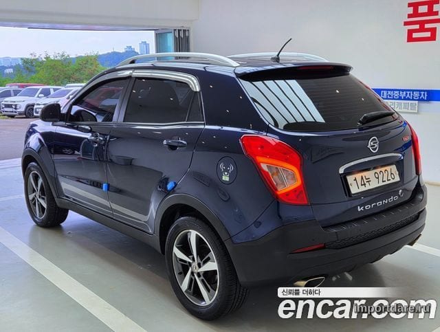 KGM STYLE KORANDO C 2018 — 204 499 км, синий, Корея — под ключ — фото 3