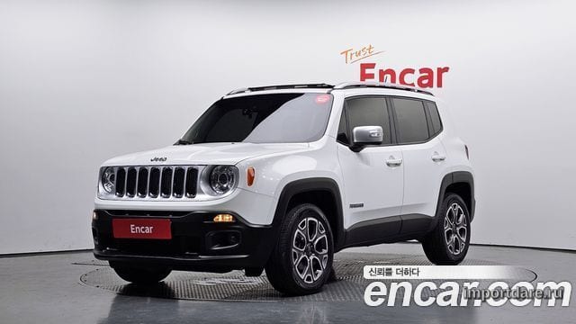 JEEP RENEGADE 2017 — 129 737 км, белый, Корея — под ключ — фото 1