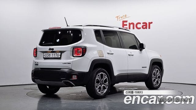 JEEP RENEGADE 2017 — 129 737 км, белый, Корея — под ключ — фото 2