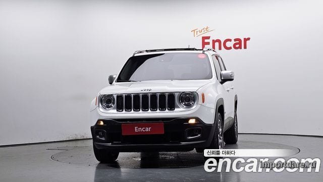 JEEP RENEGADE 2017 — 129 737 км, белый, Корея — под ключ — фото 3