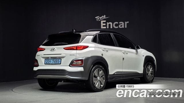 HYUNDAI KONA ELECTRIC 2019 — 180 505 км, белый, Корея — под ключ — фото 2