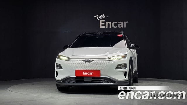 HYUNDAI KONA ELECTRIC 2019 — 180 505 км, белый, Корея — под ключ — фото 3
