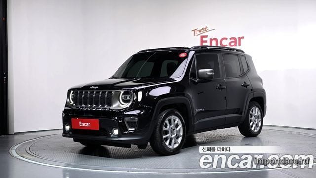 JEEP RENEGADE 2020 — 20 004 км, чёрный, Корея — под ключ — фото 1