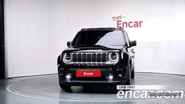 JEEP RENEGADE 2020 — 20 004 км, чёрный, Корея — под ключ — фото 3