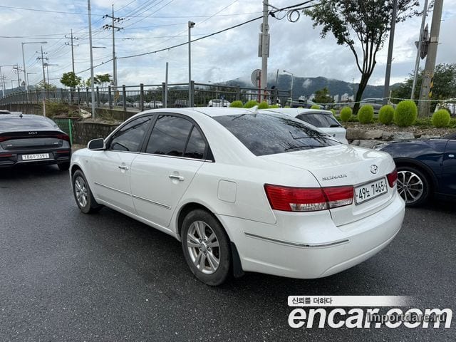 HYUNDAI SONATA TRANSFORM 2008 — 232 018 км, белый, Корея — под ключ — фото 3