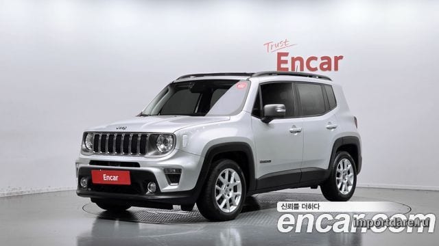 JEEP RENEGADE 2019 — 104 323 км, серебристый, Корея — под ключ — фото 1