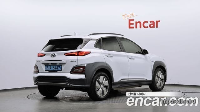HYUNDAI KONA ELECTRIC 2020 — 240 480 км, белый, Корея — под ключ — фото 2
