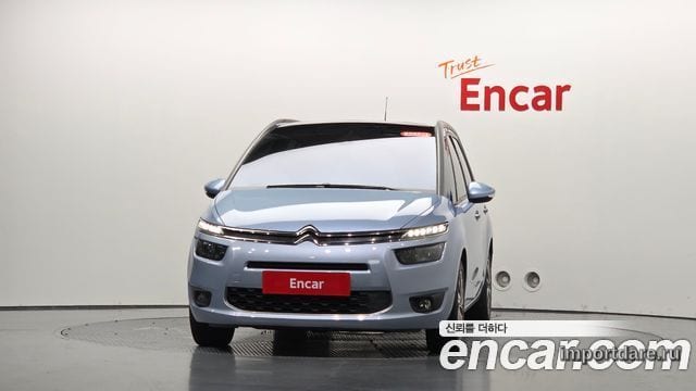 CITROEN GRAND C4 PICASSO 2014 — 108 258 км, голубой, Корея — под ключ — фото 3