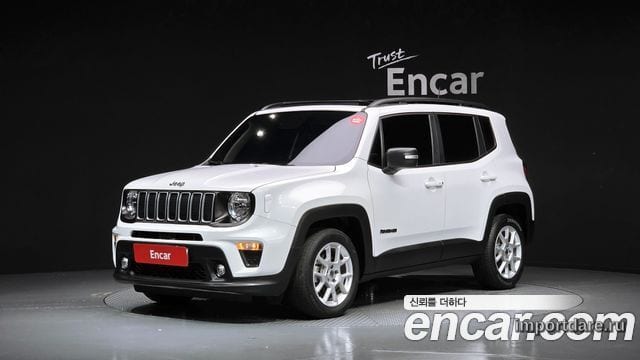 JEEP RENEGADE 2022 — 46 046 км, белый-перламутр, Корея — под ключ — фото 1