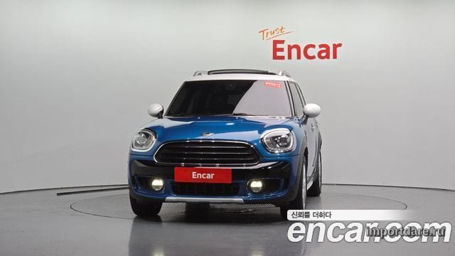 MINI COOPER COUNTRYMAN 2019 — 125 414 км, синий, Корея — под ключ — фото 3