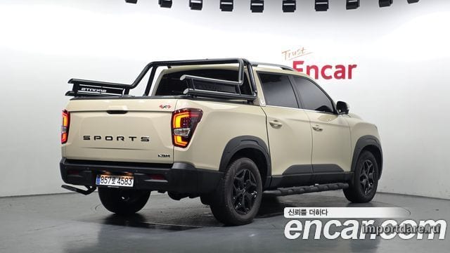 KGM MUSSO SPORTS 2026 — 10 171 км, белый-перламутр, Корея — под ключ — фото 2