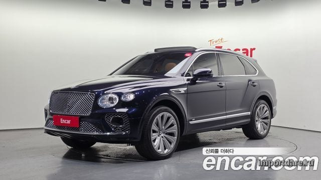 BENTLEY BENTAYGA 2022 — 62 116 км, синий, Корея — под ключ — фото 1