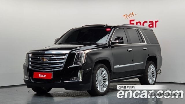CADILLAC ESCALADE 2020 — 43 674 км, чёрный, Корея — под ключ — фото 1