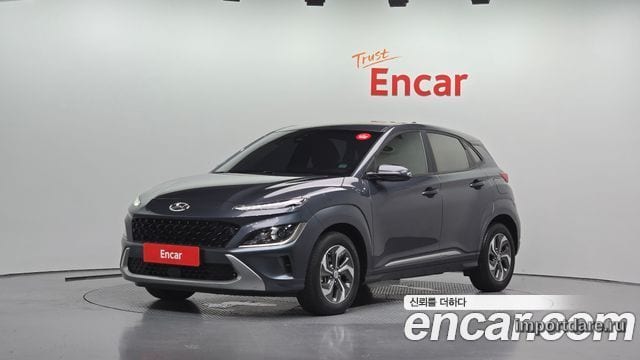 HYUNDAI KONA HYBRID 2021 — 20 816 км, серый, Корея — под ключ — фото 1
