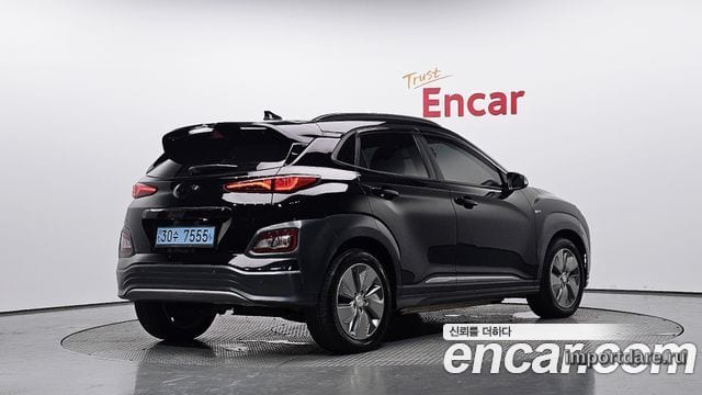 HYUNDAI KONA ELECTRIC 2019 — 174 832 км, чёрный, Корея — под ключ — фото 1