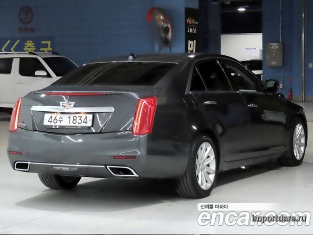 CADILLAC CTS 2015 — 60 362 км, серый, Корея — под ключ — фото 4