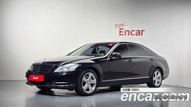MERCEDES-BENZ S-CLASS W221 2010 — 134 300 км, чёрный, Корея — под ключ — фото 1