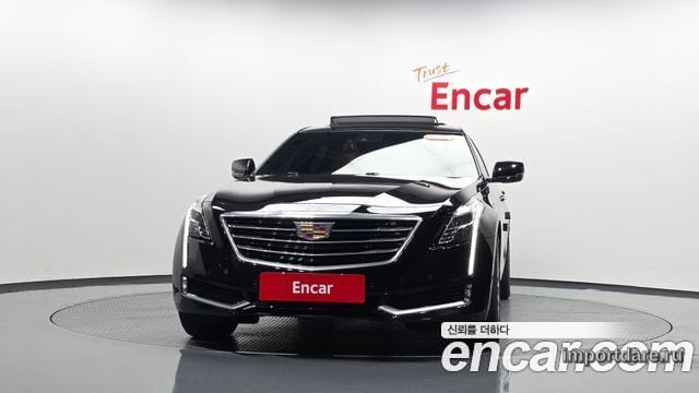 CADILLAC CT6 2018 — 46 656 км, чёрный, Корея — под ключ — фото 3