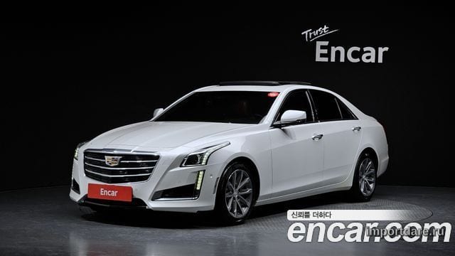 CADILLAC CTS 2016 — 62 479 км, белый, Корея — под ключ — фото 1