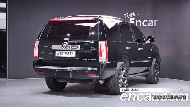 CADILLAC ESCALADE 2010 — 214 039 км, чёрный, Корея — под ключ — фото 2