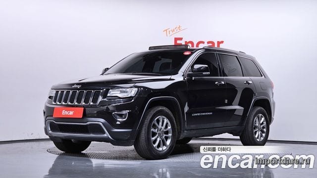 JEEP GRAND CHEROKEE 2015 — 125 663 км, чёрный, Корея — под ключ — фото 1