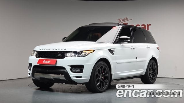 LAND ROVER RANGE ROVER SPORT 2016 — 159 194 км, белый, Корея — под ключ — фото 1