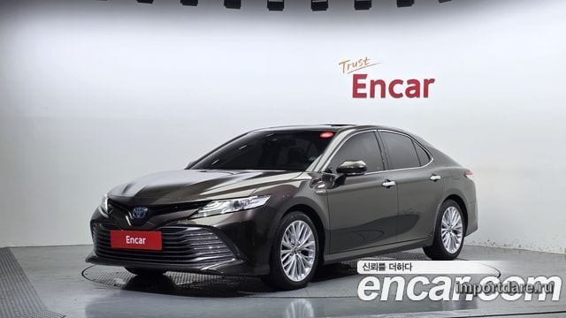 TOYOTA CAMRY 2019 — 137 246 км, коричневый, Корея — под ключ — фото 1