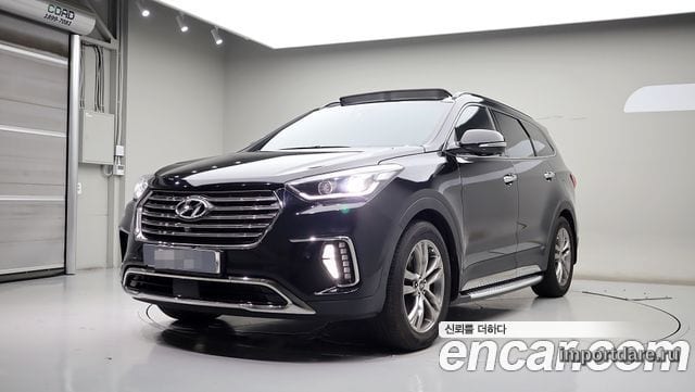 HYUNDAI MAXCRUZ 2017 — 42 841 км, чёрный, Корея — под ключ — фото 1