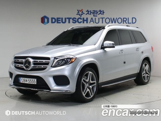MERCEDES-BENZ GLS-CLASS X166 2017 — 149 329 км, серебристый, Корея — под ключ — фото 1
