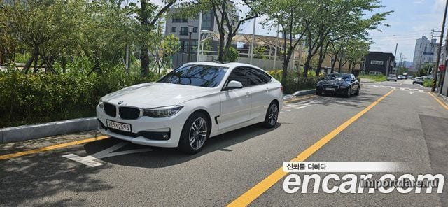 BMW 3 SERIES GT 2017 — 139 346 км, белый, Корея — под ключ — фото 1
