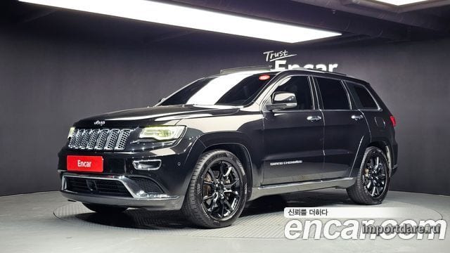 JEEP GRAND CHEROKEE 2016 — 175 504 км, чёрный, Корея — под ключ — фото 1