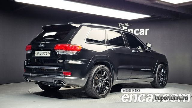 JEEP GRAND CHEROKEE 2016 — 175 504 км, чёрный, Корея — под ключ — фото 2