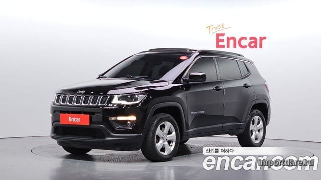 JEEP COMPASS 2019 — 48 769 км, чёрный, Корея — под ключ — фото 1