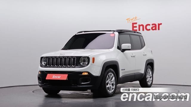 JEEP RENEGADE 2017 — 74 479 км, белый, Корея — под ключ — фото 1
