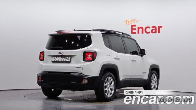 JEEP RENEGADE 2017 — 74 479 км, белый, Корея — под ключ — фото 2