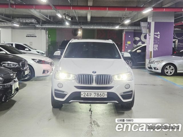 BMW X4 2015 — 136 040 км, белый, Корея — под ключ — фото 1