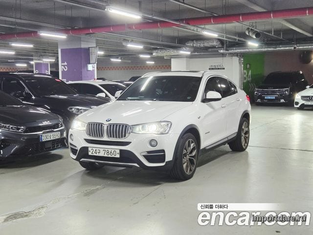 BMW X4 2015 — 136 040 км, белый, Корея — под ключ — фото 3