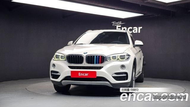 BMW X6 2015 — 160 694 км, белый, Корея — под ключ — фото 3