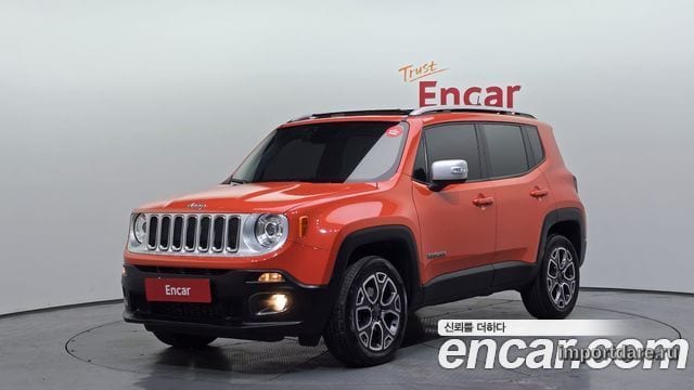 JEEP RENEGADE 2018 — 66 884 км, оранжевый, Корея — под ключ — фото 1