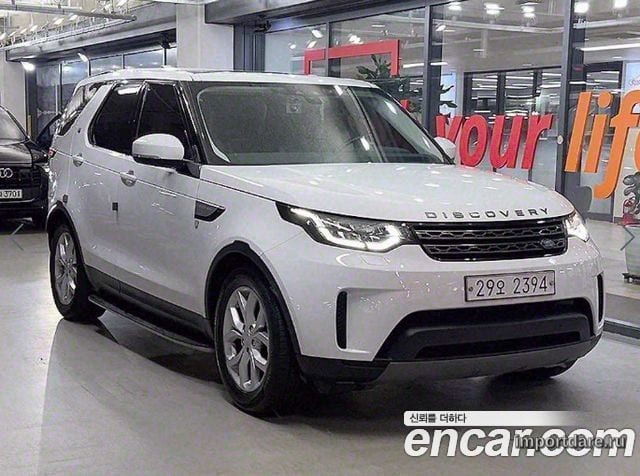LAND ROVER DISCOVERY 5 2018 — 149 194 км, белый, Корея — под ключ — фото 1