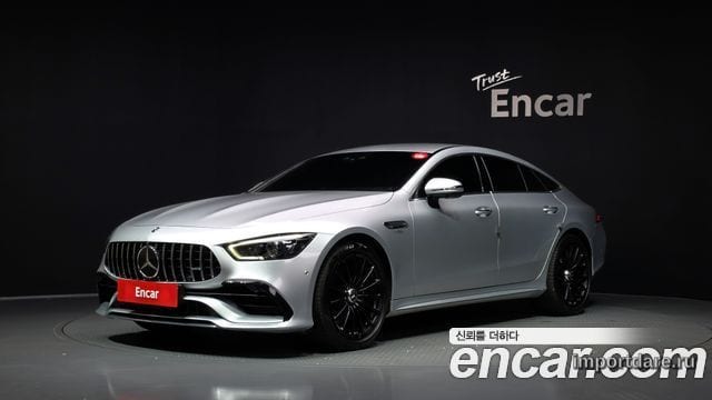 MERCEDES-BENZ AMG GT 2019 — 109 283 км, серебристый, Корея — под ключ — фото 1