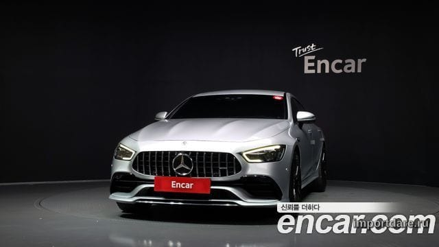 MERCEDES-BENZ AMG GT 2019 — 109 283 км, серебристый, Корея — под ключ — фото 3