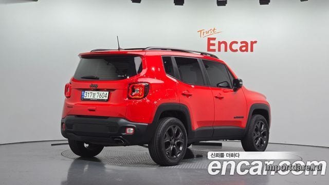 JEEP RENEGADE 2021 — 66 186 км, красный, Корея — под ключ — фото 1