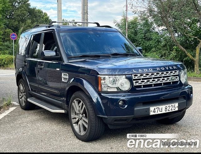 LAND ROVER DISCOVERY 4 2012 — 187 000 км, синий, Корея — под ключ — фото 1